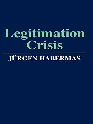 cover image of Legitimation Crisis